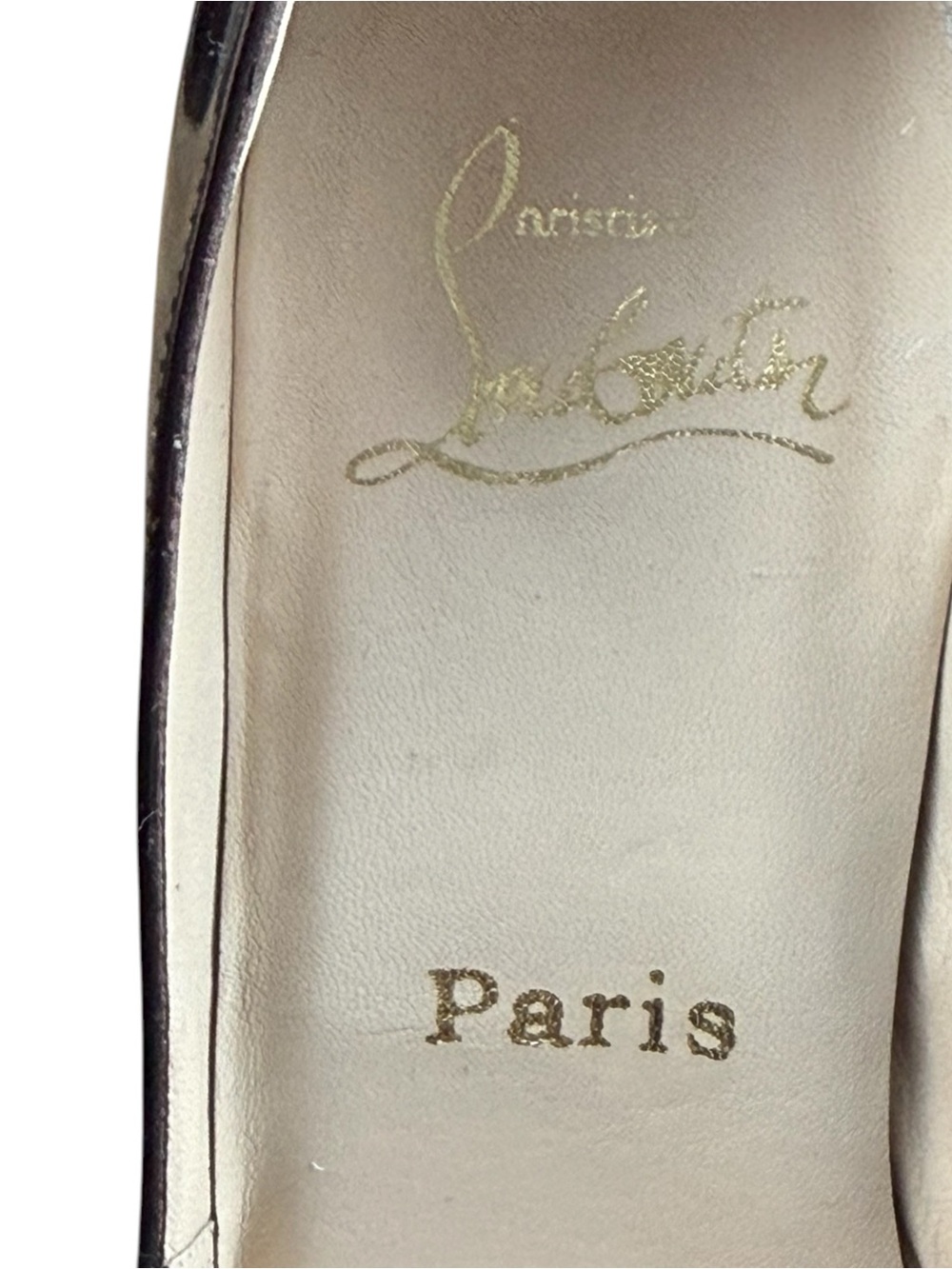Christian Louboutin Very Privé pumps in dark brown tortoise patent leather - Picture 7 of 9